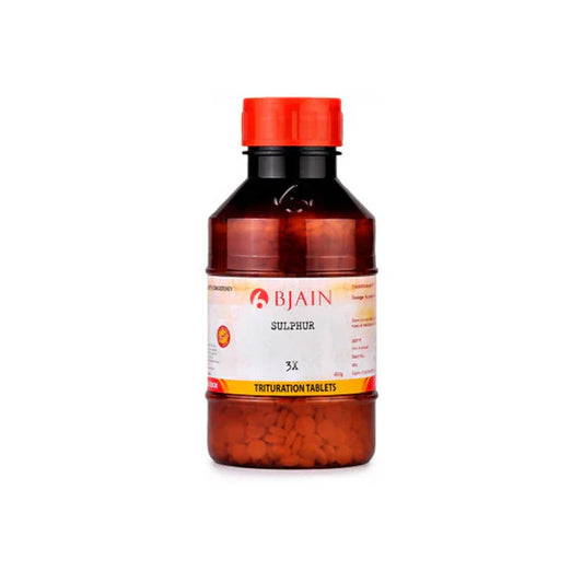 Bjain Homeopathy Sulphur Trituration Tablets - 3X - 25 Gm