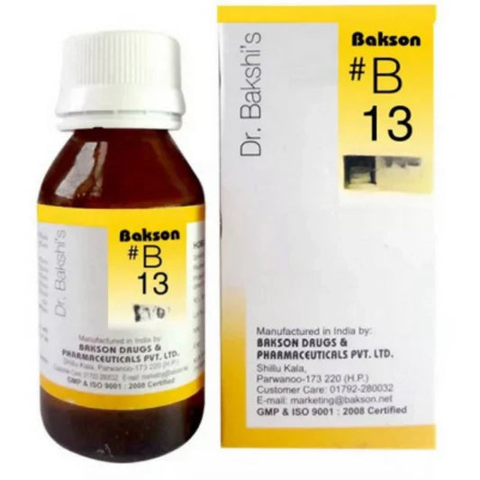 Bakson's B13 Drops (30ml) - 30 ml