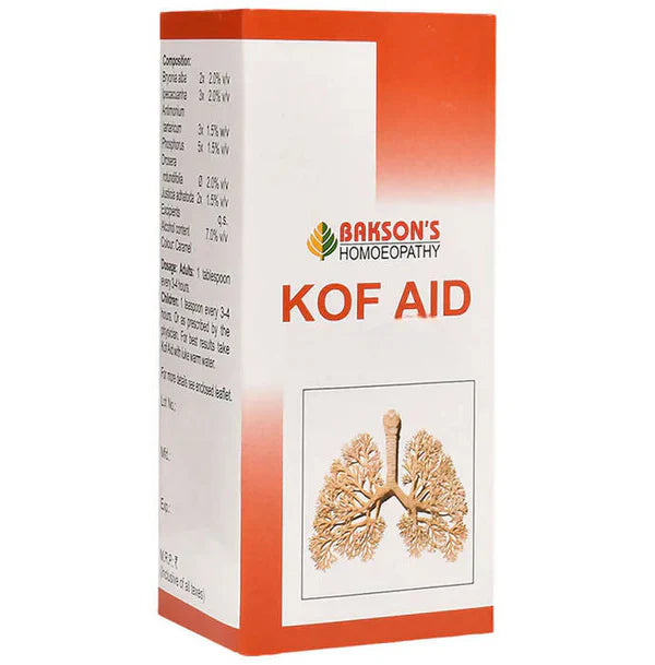 Bakson's Homeopathy Kof Aid Syrup - 115 ml