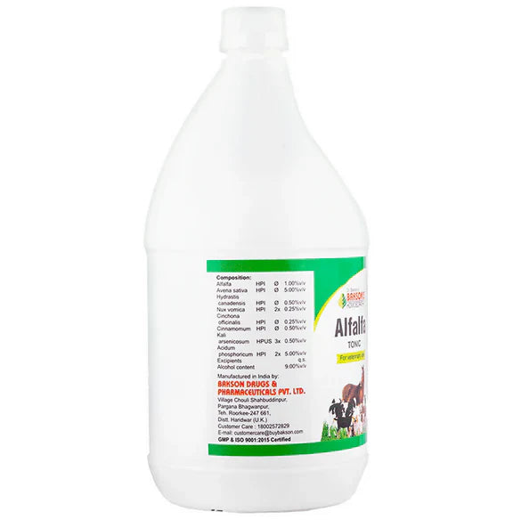 Bakson's Homeopathy Alfalfa Tonic For Veterinary Use - 450 ml