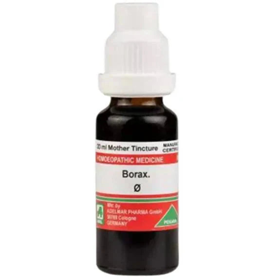 Adel Homeopathy Borax Mother Tincture Q - 20 ml