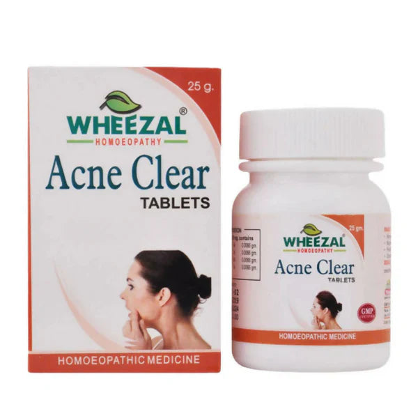 Wheezal Homeopathy Acne Clear Tablets - 25 gm