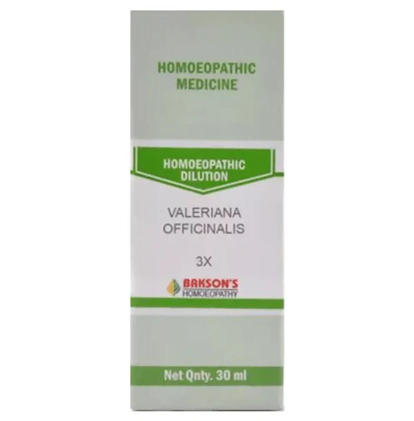 Bakson's Homeopathy Valeriana Officinalis Dilution - 30 ml - 3X