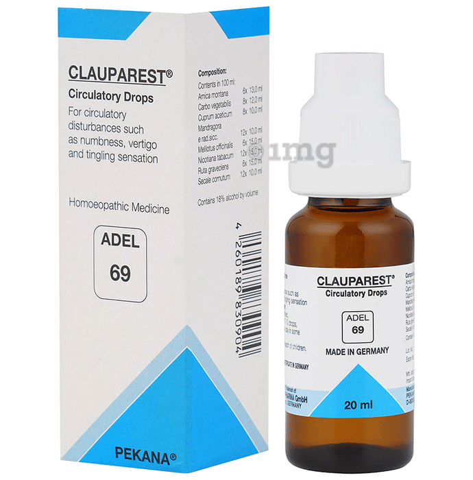 Adel Homeopathy 69 Clauparest Drop - 20 ml