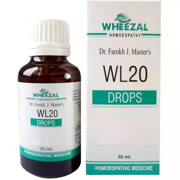 Wheezal Homeopathy WL-20 Drops - 30 ml