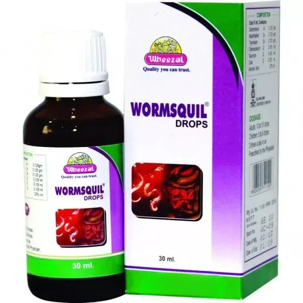 Wheezal Homeopathy Wormsquil Drops - 15 ml