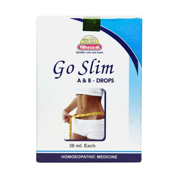 Wheezal Homeopathy Go Slim A & B Drops - Pack of 2 - 30 ml