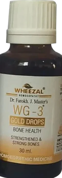 Wheezal Homeopathy WG-3 Gold Drops - 30 ml