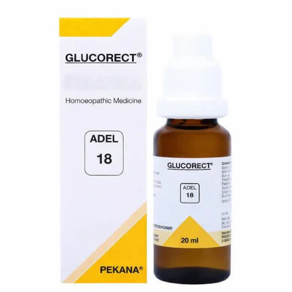 Adel Homeopathy 18 Glucorect Drops - 20 ml