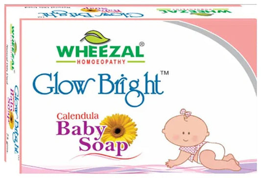 Wheezal Glow Bright Calendula Baby Soap - 75 gm