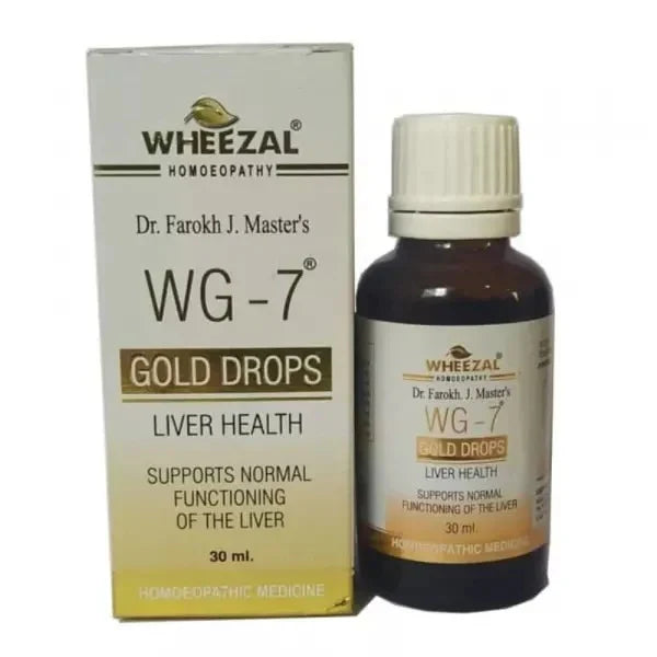 Wheezal Homeopathy WG-7 Gold Drops - 30 ml