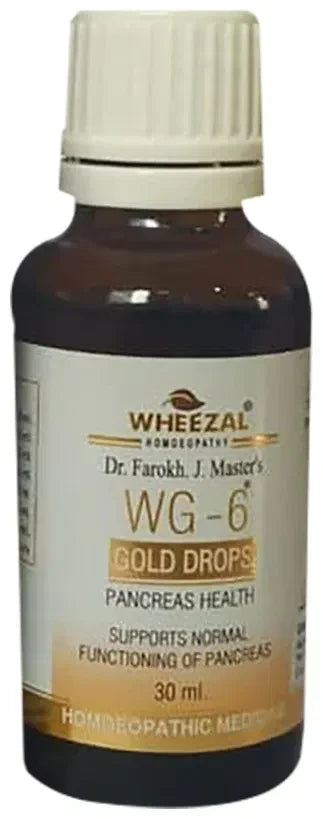 Wheezal Homeopathy WG-6 Gold Drops - 30 ml