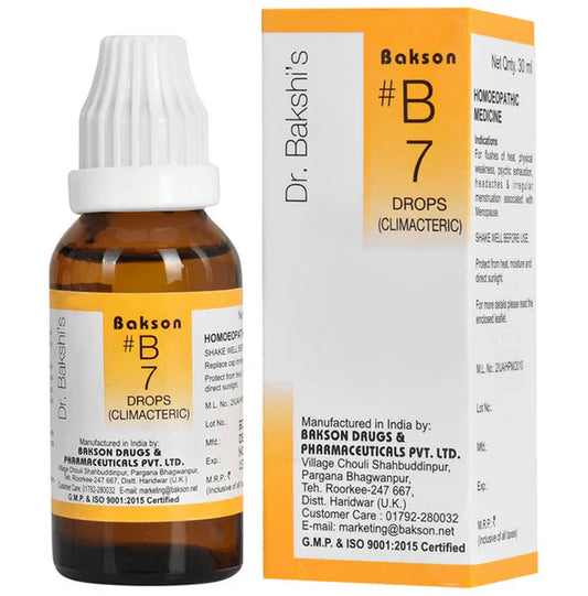 Bakson's Homeopathy B07 Drops - 30 ml