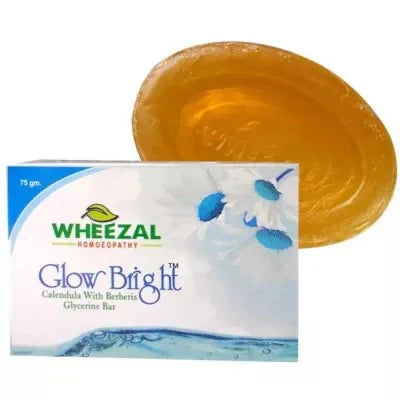 Wheezal Glow Bright Calendula With Berberis Glycerine Bar - 75 gm