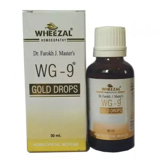 Wheezal Homeopathy WG-9 Gold Drops - 30 ml