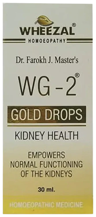Wheezal Homeopathy WG-2 Gold Drops - 30 ml