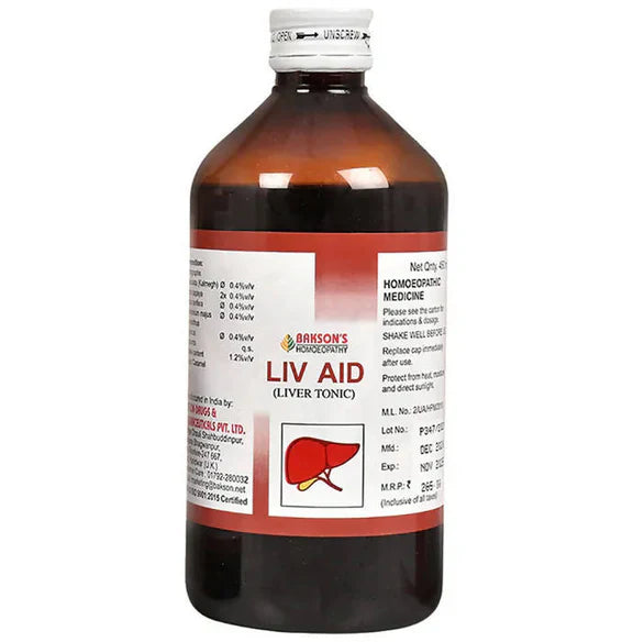 Bakson's Homeopathy Liv Aid Liver Tonic - 115 ml