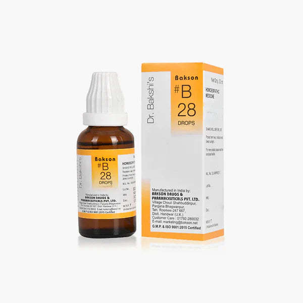 Bakson's Homeopathy B28 Drops - 30 ml