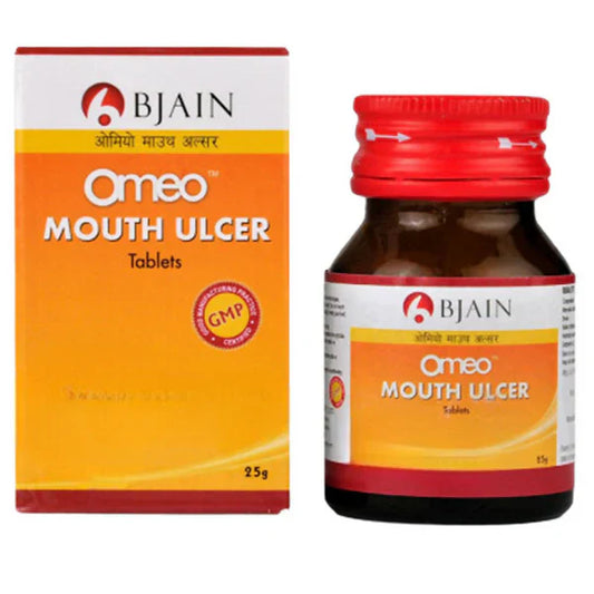 Bjain Homeopathy Omeo Mouth Ulcer Tablets - 25 gm