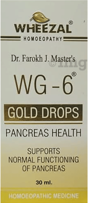 Wheezal Homeopathy WG-6 Gold Drops - 30 ml