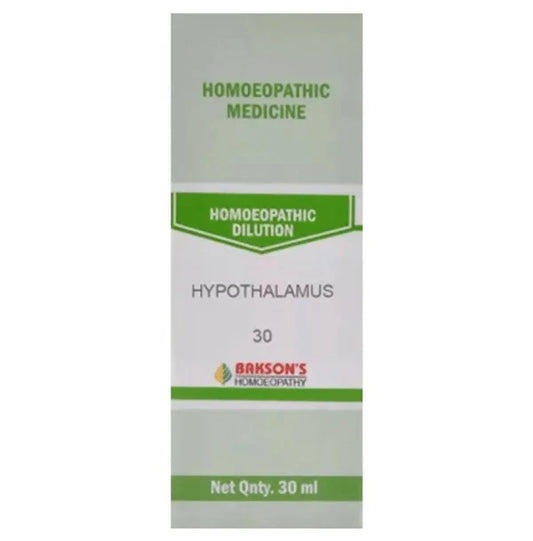 Bakson's Homeopathy Hypothalamus Dilution - 30 ml - 30 CH