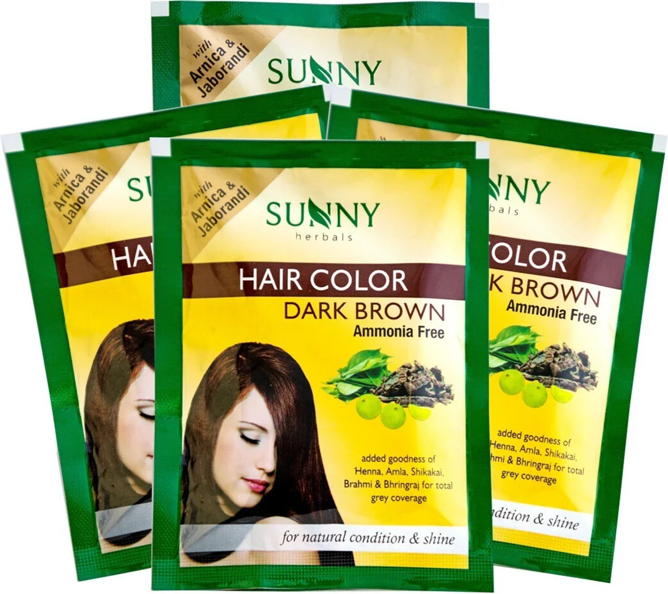 Bakson's Sunny Hair Color Dark Brown - 20 gm
