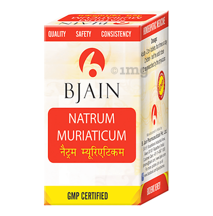 Bjain Homeopathy Natrum muriaticum Biochemic Tablet - 3X - 25 gm