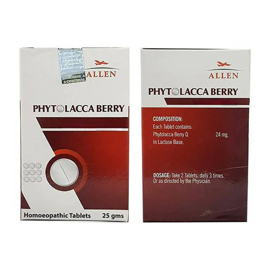 Allen Homeopathy Phytolacca Berry Tablets - 25 gm