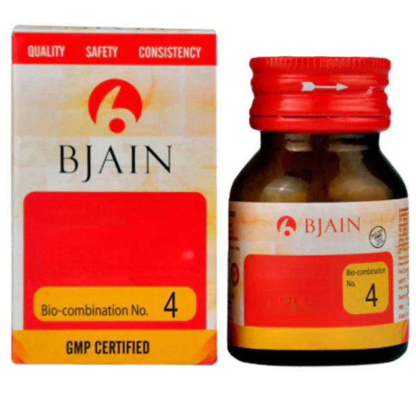 Bjain Homeopathy Bio Combination No.4 Tablet - 25 Gm