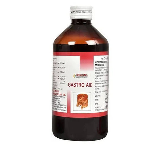Bakson's Homeopathy Gastro Aid Syrup - 115 ml