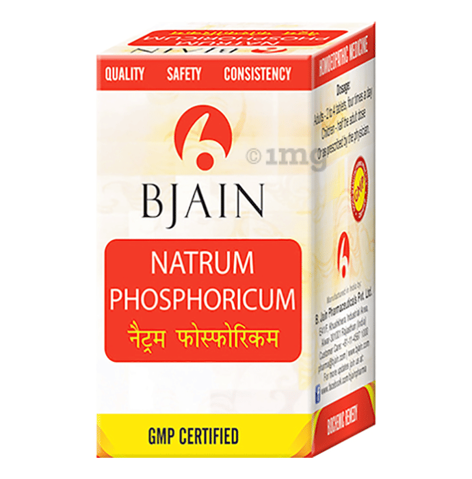 Bjain Homeopathy Natrum Phosphoricum Biochemic Tablet - 3X - 450 gm