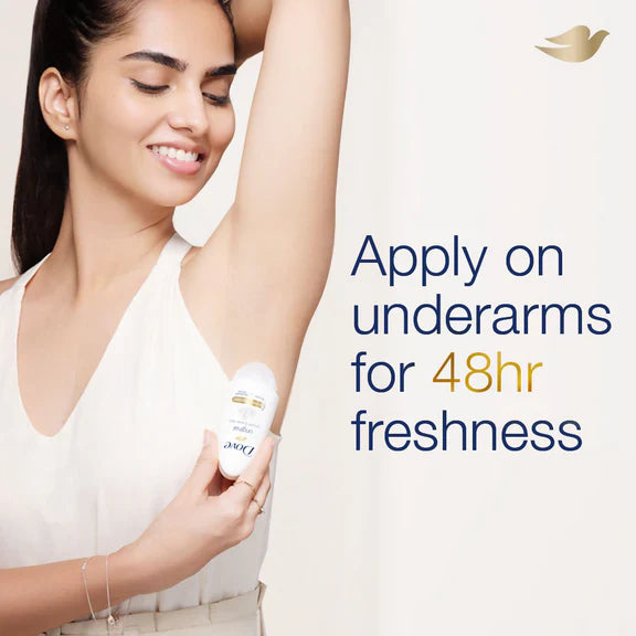 Dove Original Deodorant Roll On For Women - 50 ml - Pack of 2