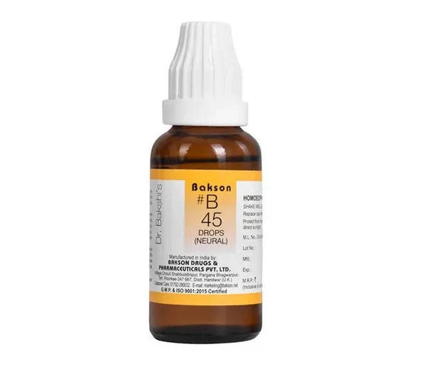 Bakson's Homeopathy B45 Drops - 30 ml