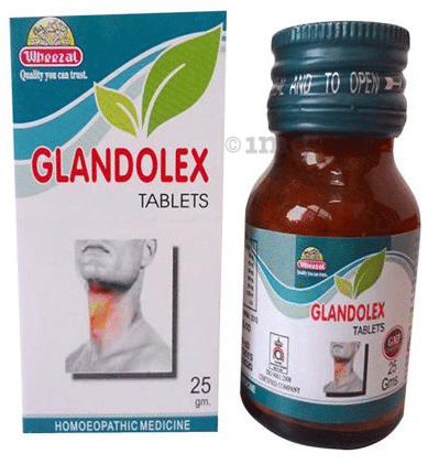 Wheezal Homeopathy Glandolex Tablets - 25 gm