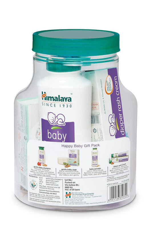 Himalaya Herbals Babycare Gift Jar (Soap, Shampoo, Rash Cream and Powder) - Combo