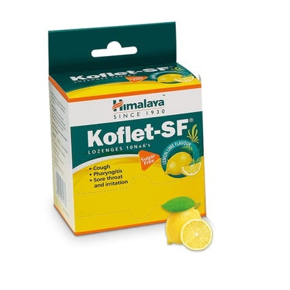 Himalaya Herbals Koflet-SF Lozenges - Lemon Line - 60 tabs