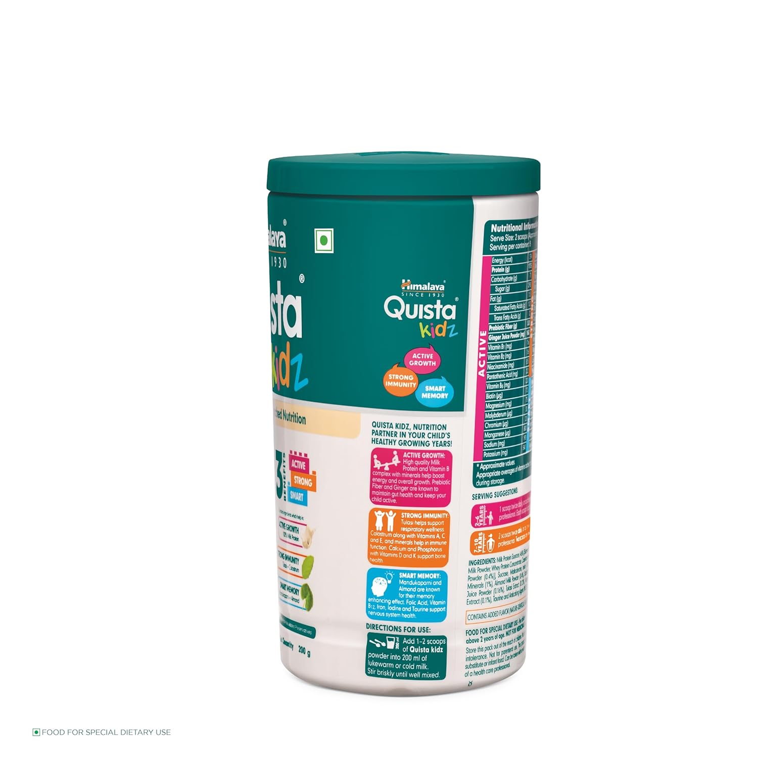 Himalaya Quista Kidz Powder - Vanilla Flavour - 200 gm