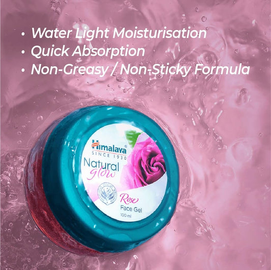 Himalaya Natural Glow Rose Face Gel - 100 ml