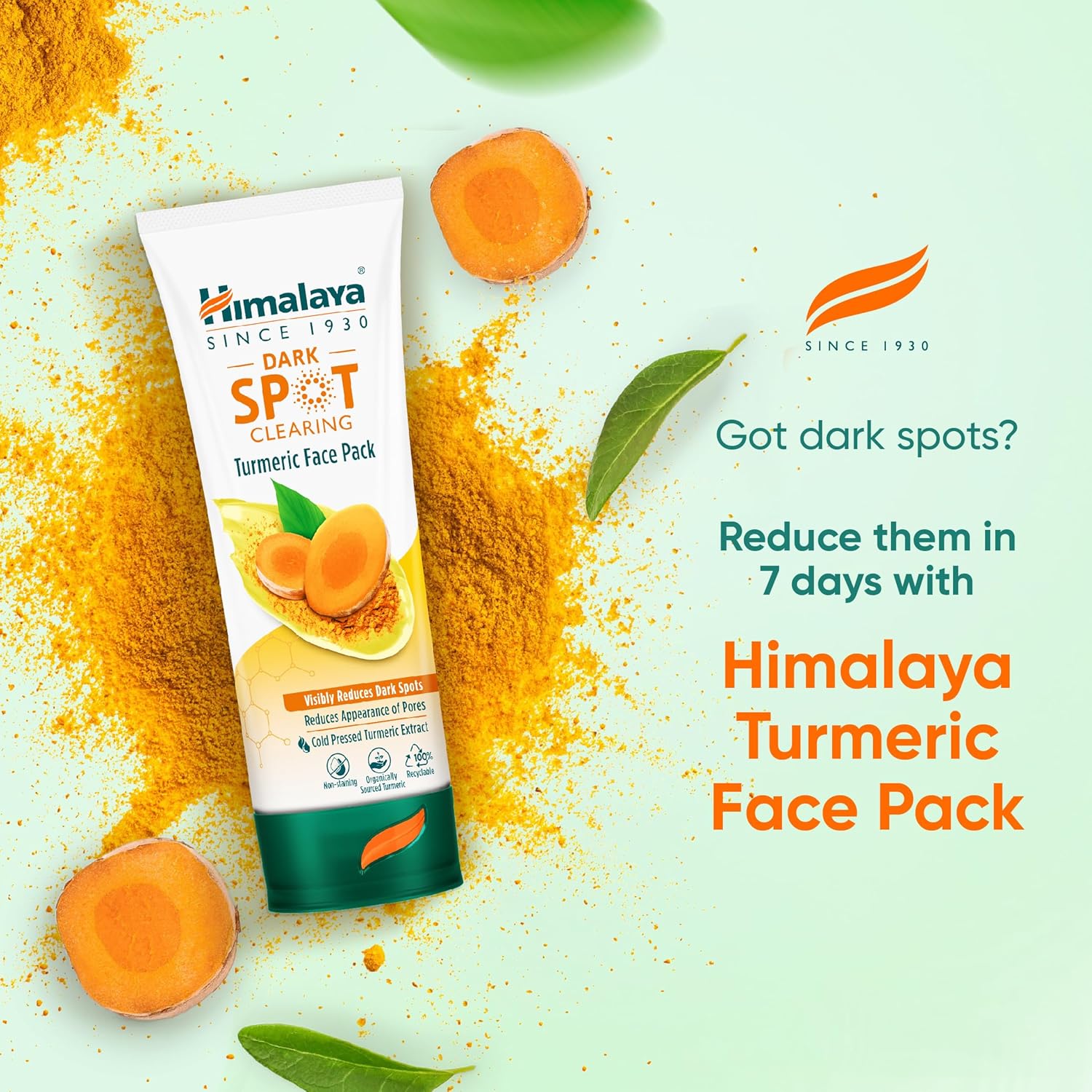 Himalaya Dark Spot Clearing Turmeric Face Pack - 100 gm