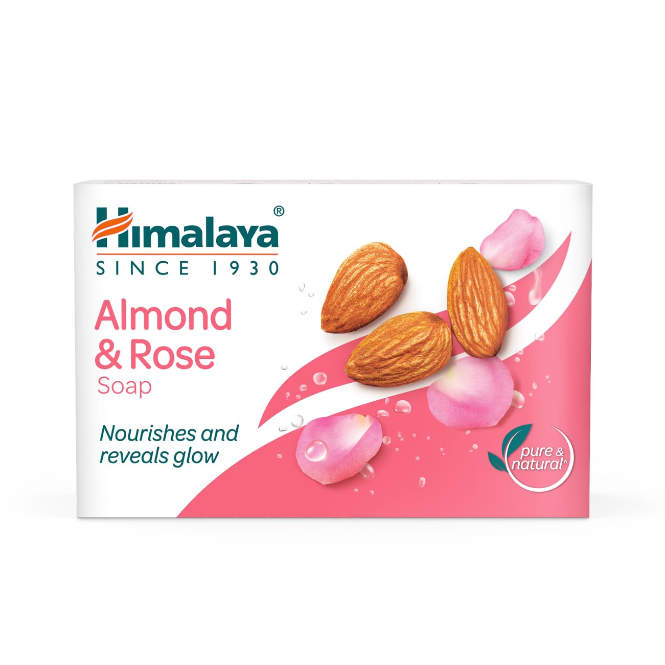 Himalaya Herbals Almond and Rose Soap - 75 gm - Pack of 1