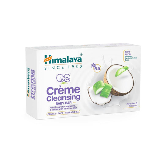 Himalaya Herbals Creme Cleansing Baby Bar For Baby's Sensitive Skin 75 Gm.