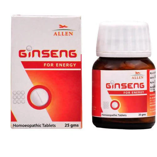 Allen Homeopathy Ginseng Tablets - 25 gm