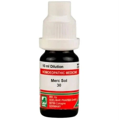 Adel Homeopathy Merc Sol Dilution - 30 CH - 10 ml