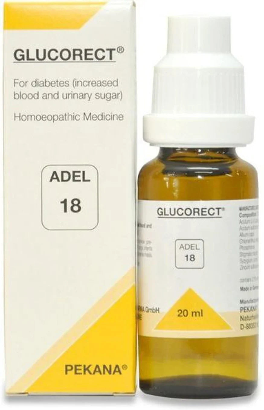 Adel Homeopathy 18 Glucorect Drops - 20 ml