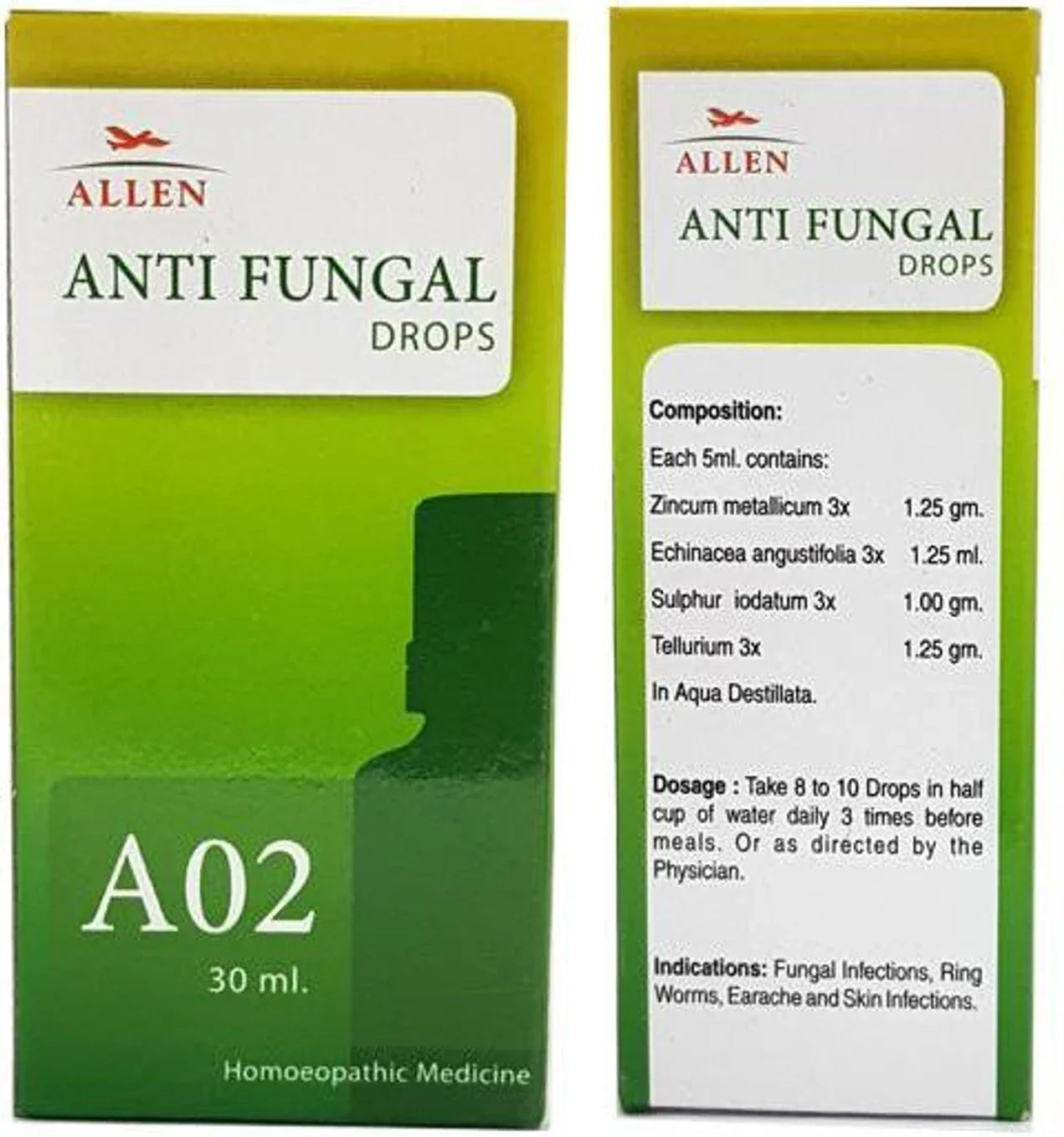 Allen Homeopathy A02 Drops - 30 ml