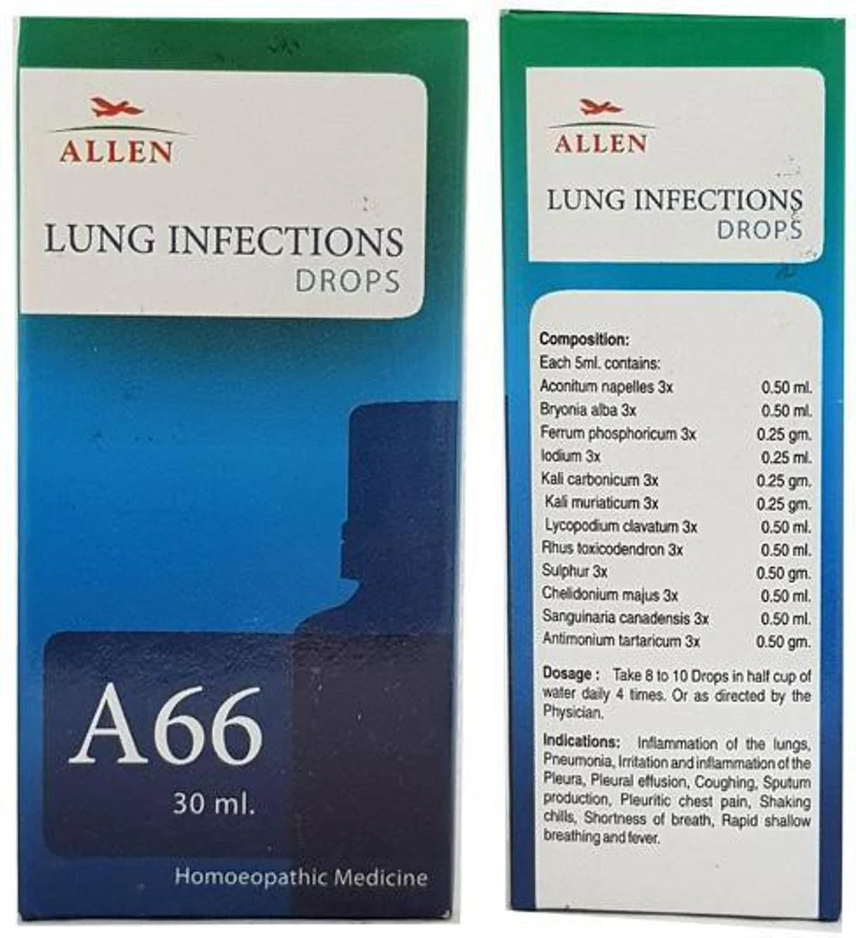 Allen Homeopathy A66 Drops - 30 ml