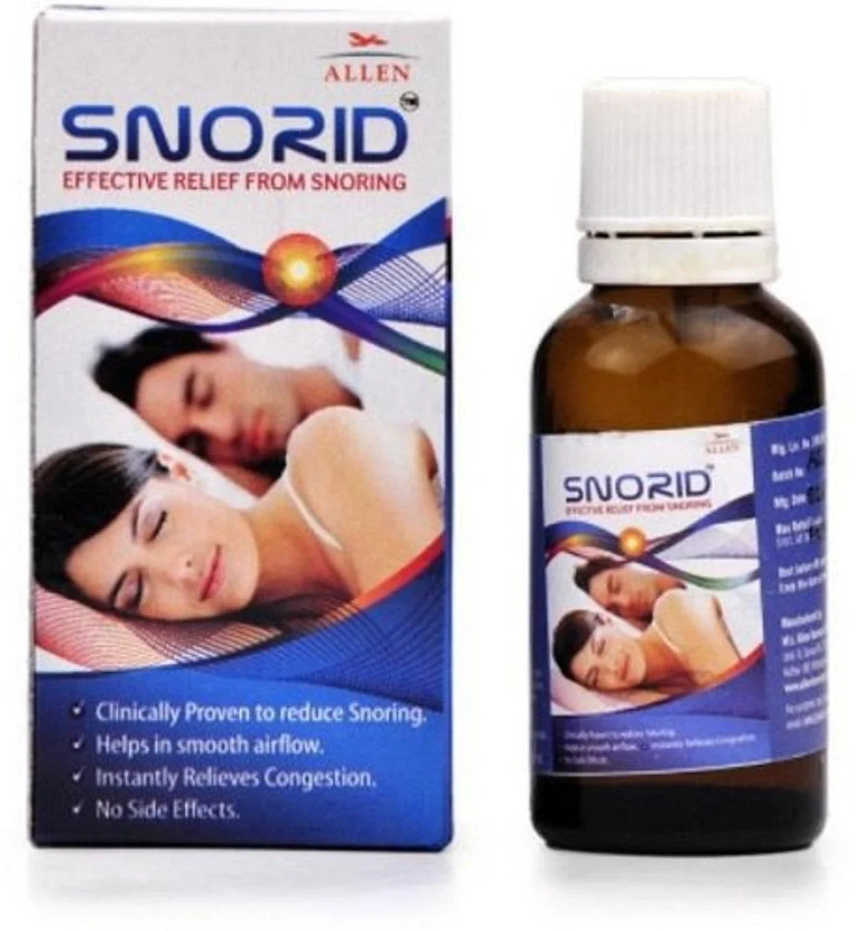 Allen Homeopathy Snorid Drops - 30 ml