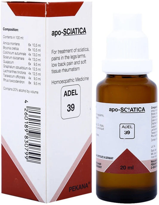 Adel Homeopathy 39 Apo-Sciatica Drop - 20 ml