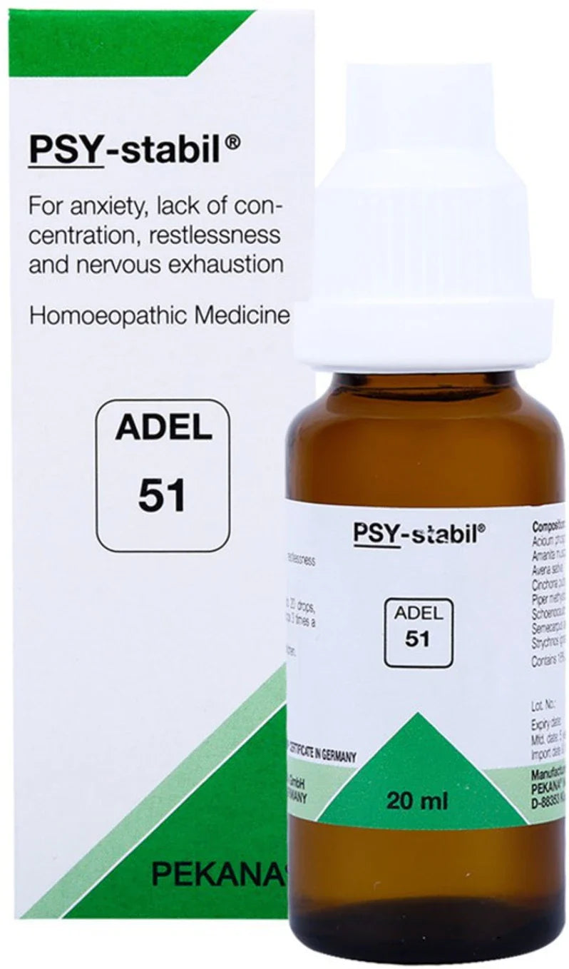 Adel Homeopathy 51 Psy-Stabil Drop - 20 ml