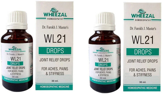 Wheezal Homeopathy WL-21 Joint Relief Drops - 30 ml